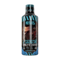 L-карнитин, L-Carnitine Ignite 3000, Nuclear Nutrition, 500 мл (Голубая малина)