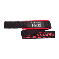 Лямки для тяги, Lifting Straps 3430 Black-Red, Power System