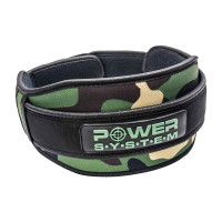 Пояс атлетический, Fitness Belt Predator Green 3220GN, Power System, размер M