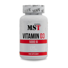 Vitamin D3 5000 IU (125 mcg) (120 softgels)