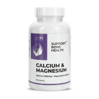 Магний, Calcium & Magnesium, Progress Nutrition, 90 таблеток