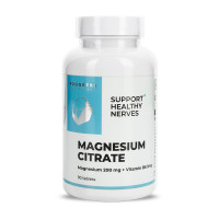 Магній, Magnesium Citrate + Vitamin B6, Progress Nutrition, 90 таблеток