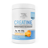 Креатин, Creatine Monohydrate, Bodyperson Labs, 500 г (Апельсин)