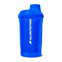 Шейкер, Shaker, All Nutrition, 600 мл (Ярко-синий)