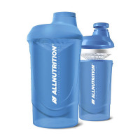 Шейкер, Shaker, All Nutrition, 600 мл (Яскраво-синій)