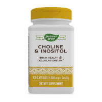 Витамины и минералы, Choline & Inositol, Nature's Way, 100 капсул