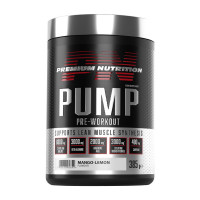 Предтренировочный комплекс, Pump Pre-Workout, Premium Nutrition, 385 г (Голубая малина)