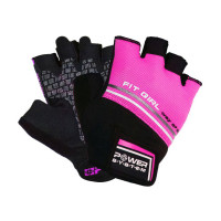 Рукавички для тренувань, Fit Girl Evo Gloves 2920PI Pink, Power System, розмір XS
