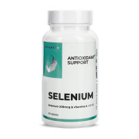 Селен, Selenium 200 mcg, Progress Nutrition, 90 таблеток