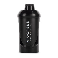 Шейкер, Shaker, Progress Nutrition, 600 мл (Чорний)