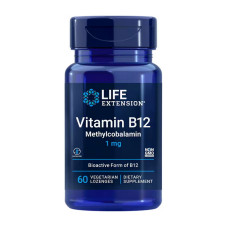 Vitamin B-12 Methylcobalamin 1 mg (60 veg lozenges)