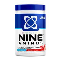 Амінокислоти, Nine Aminos, USN, 330 г (Газований виноград)