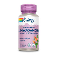 Ашваганда, Ashwagandha 470 mg, Solaray, 60 капсул