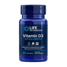 Vitamin D3 125 mcg (5000 IU) (60 softgels)