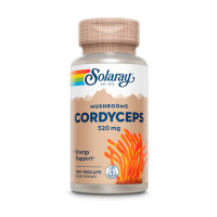 Добавка для здоровья, Cordyceps Mushroom 520 mg, Solaray, 100 капсул