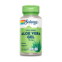 Добавка для здоровья, Aloe Vera Gel 10 mg, Solaray, 100 капсул