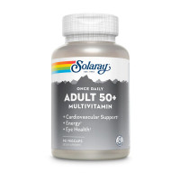 Мультивітаміни, Once Daily Adult 50+ Multivitamin, Solaray, 90 капсул
