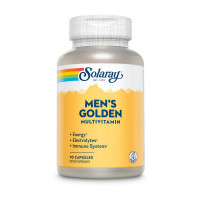 Мультивітаміни, Men`s Golden Multivitamin, Solaray, 90 капсул