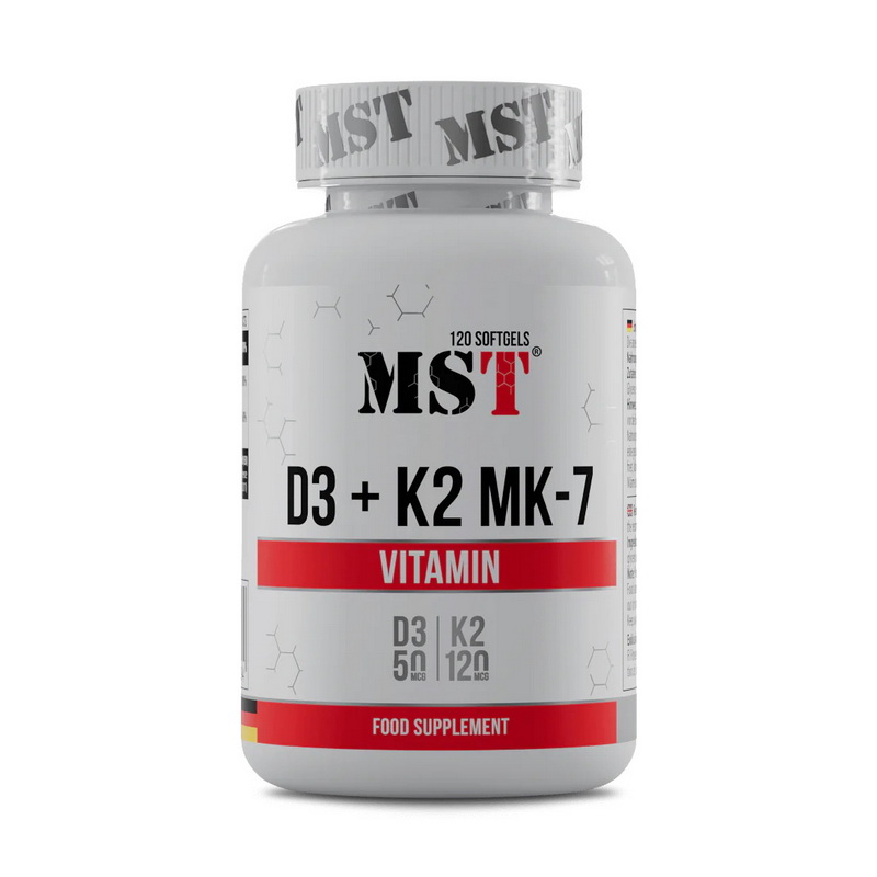Vitamin D3 + K2 MK-7 (120 softgels)