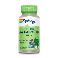 Добавка для здоровья, Saw Palmetto berry extract 580 mg, Solaray, 100 капсул