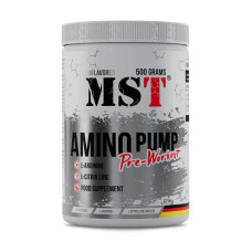 Предтренировочный комплекс, Amino Pump, MST, 500 г (Без вкуса)