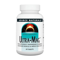 Витамины и минералы, Ultra-Mag, Source Naturals, 60 таблеток