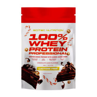 Сироватковий протеїн, 100% Whey Protein Professional Lactose Free, Scitec Nutrition, 500 г (Шоколадний торт)