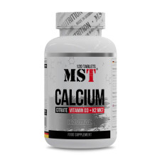 Calcium Citrate + Vitamin D3 + K2 MK7 (120 tabs)