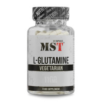 Глютамін, L-Glutamine Vegetarian, MST, 60 капсул