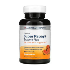 Super Papaya Enzyme Plus Chewable (180 tabs)