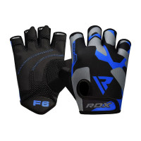 Перчатки для тренировок, Fitness Glowes WGS-F6U Blue, RDX, размер XL