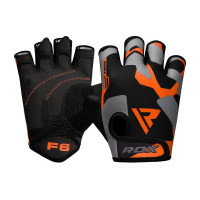 Перчатки для тренировок, Fitness Glowes WGS-F6O Orange, RDX, размер M