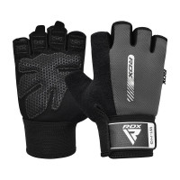 Рукавички для тренувань, Fitness Glowes WGA-W1HG Grey, RDX, розмір M