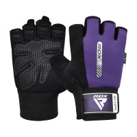 Перчатки для тренировок, Fitness Glowes WGA-W1HPR Purple, RDX, размер S