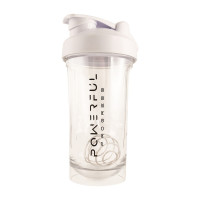 Shaker with Metall Ball White (500 ml)