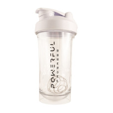 Shaker with Metall Ball White (500 ml)