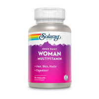 Мультивитамины, Once Daily Woman Multivitamin, Solaray, 90 капсул