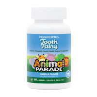 Добавка для здоров'я, Animal Parade Tooth Fairy, Natures Plus, 90 таблеток (Ваніль)