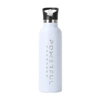 Бутылка для воды, Sport Waterbottle, Powerful Progress, 700 мл (Белый)