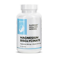 Магний, Magnesium Bisglycinate, Progress Nutrition, 90 капсул