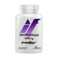 Амінокислоти, L-Tryptophan 1000 mg, IronFlex, 90 таблеток