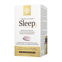 Добавка для здоров'я, Sleep triple action, Solgar, 30 тришарових таблеток