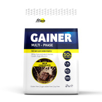 Гейнер, Gainer Multi-Phase, FitWin, 1,5 кг (Молочний шоколад)