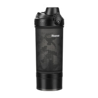 Шейкер, Shaker Fitseven Infinity 1109, UZSPACE, 500 мл (Чорний)