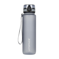 Пляшка для води, Uzspace Frosted Waterbottle 3038, UZSPACE, 1 л (Сірий)