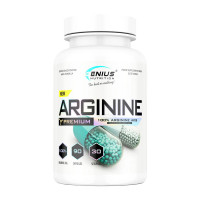 Аргінін, Arginine, Genius Nutrition, 90 капсул
