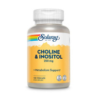 Вітаміни та мінерали, Choline & Inositol 250 mg, Solaray, 100 капсул