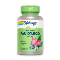 Добавка для здоров'я, Pau D'Arco 550 mg of Inner Bark, Solaray, 100 капсул