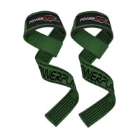 Лямки для тяги, Lifting Straps PP 7064 Green, PowerPlay