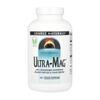 Витамины и минералы, Ultra-Mag, Source Naturals, 180 капсул